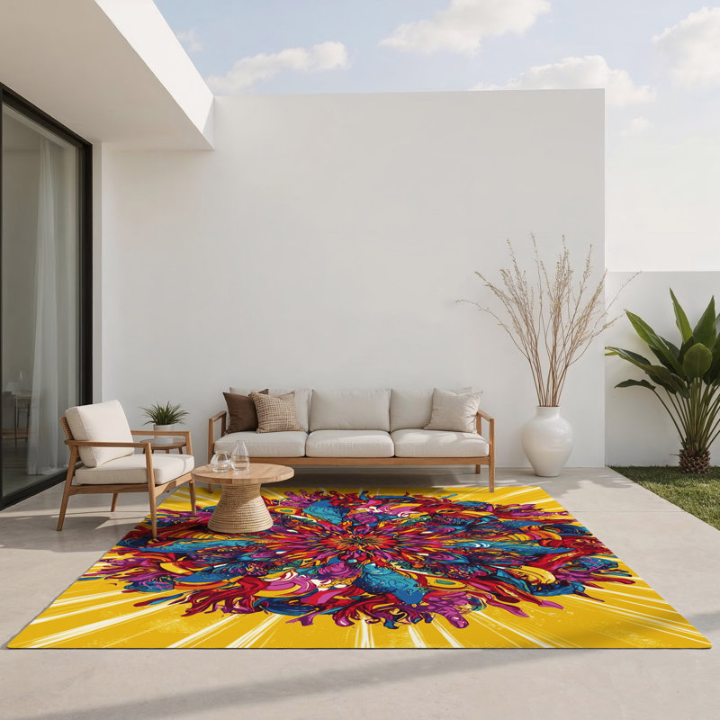Tapis intérieur et extérieur Dream Surge, Rectangulaire 3 pi x 5 pi