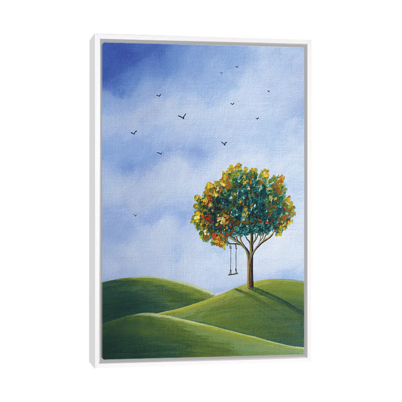 My Favorite Place by Moonlight Art Parlour - Painting on Canvas, White Framed, 66.04 cm H x 45.72 cm W