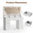 Modern Elegant Vanity Table With Adjustable Lighting