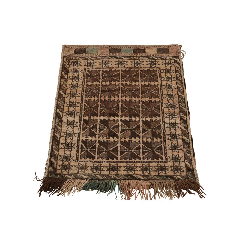 One-of-a-Kind 1'11" X 2'9" Hand Knotted Area Rug
