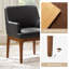 Ensemble de chaises de salle à manger de style moderne Mid-Century avec pieds en bois massif Stanley-80594154-80594167