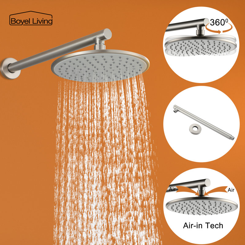 All-In-One Kit with Rough in-Valve, Brushed Nickel