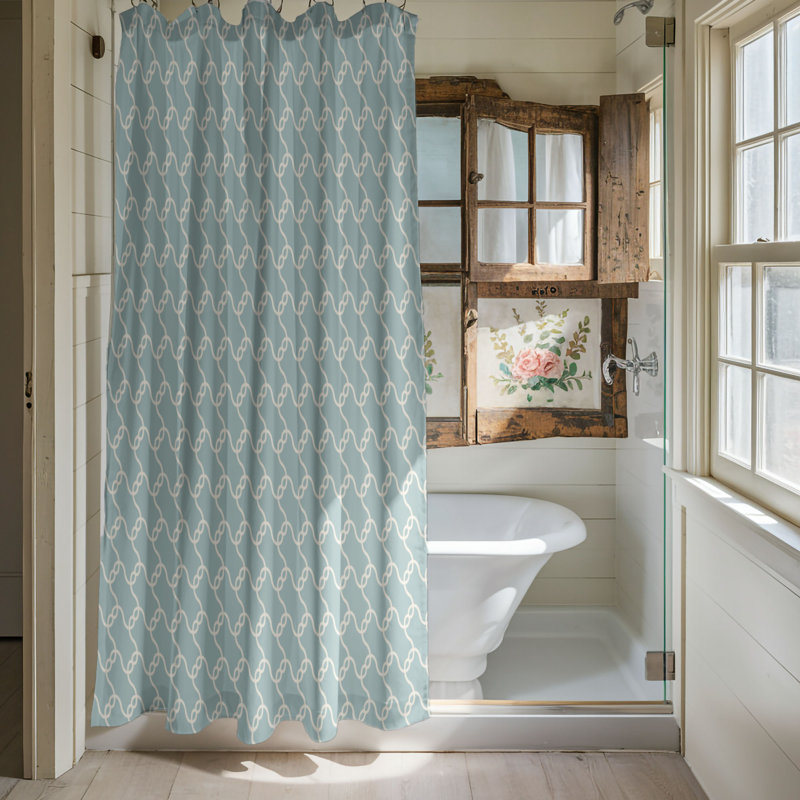 Peaceful Vibe - Premium Shower Curtain, 74"H x 71"W