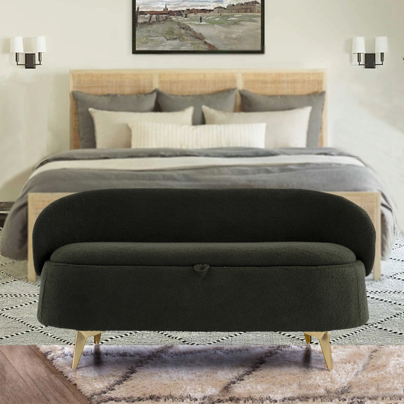 Banc de lit Renitta, Vert