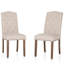 Chaise capitonnée rembourrée à dossier solide-2138021264-2138021267