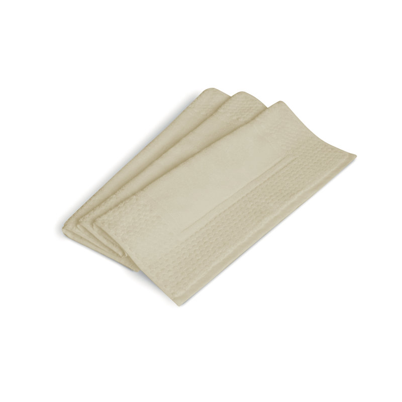 Spa Cotton Rectangle Bath Mat, Beige