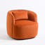 Fauteuil pivotant en velours Bolton-955108770