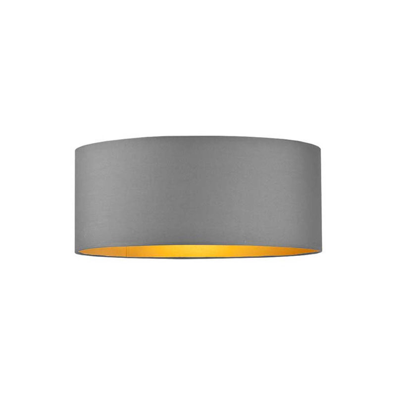 SunPrairie Fabric Flush Mount, Grey