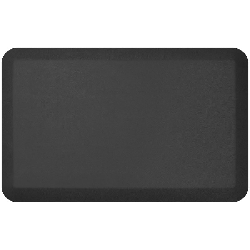 Tapis anti-fatigue sur pied Abdulraheem, 1 pi 8 po x 2 pi 8 po, Noir