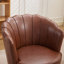 Chaise pivotante avec base en métal pivotant à 360 ° pour la maison et le bureau-582385481