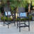 Outdoor Acacia Wood Adirondack Barstools, Set Of 2-2036214763