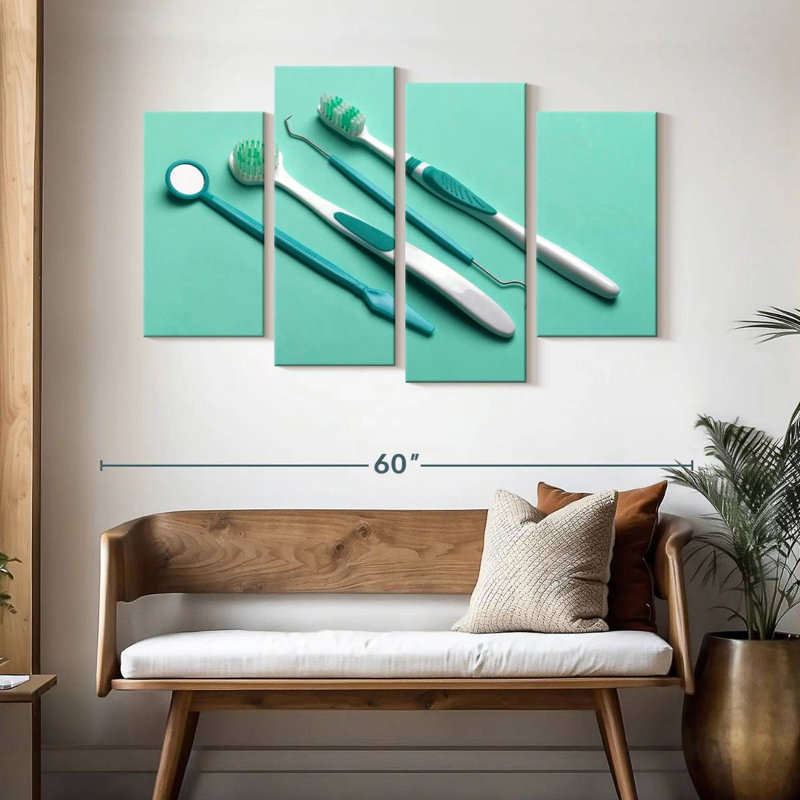 Outils hygiéniques dentaires Alcaraz Green, H 32 po x l 52 po