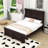 Panel Bed with Headboard and Slats-858236033-858236030