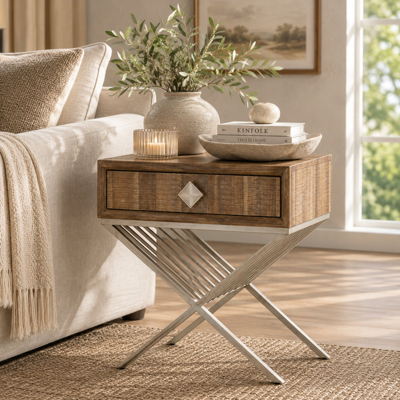 Table en bois avec tiroir Hudson Ferry