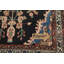 Tapis de couloir traditionnel bleu foncé 4 x 10