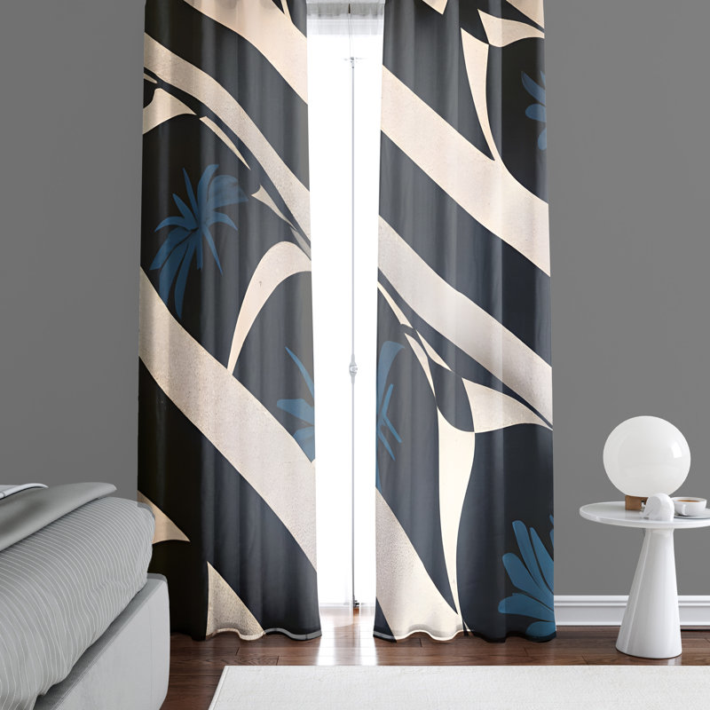 Rideau en polyester Amariyana