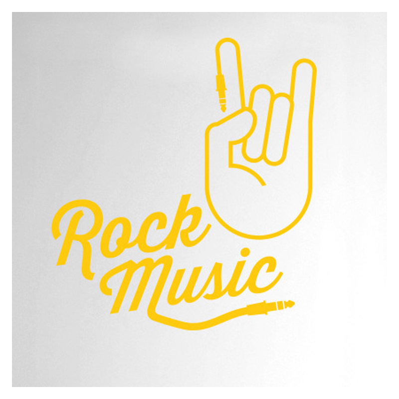 Wall Decal, Dark Yellow