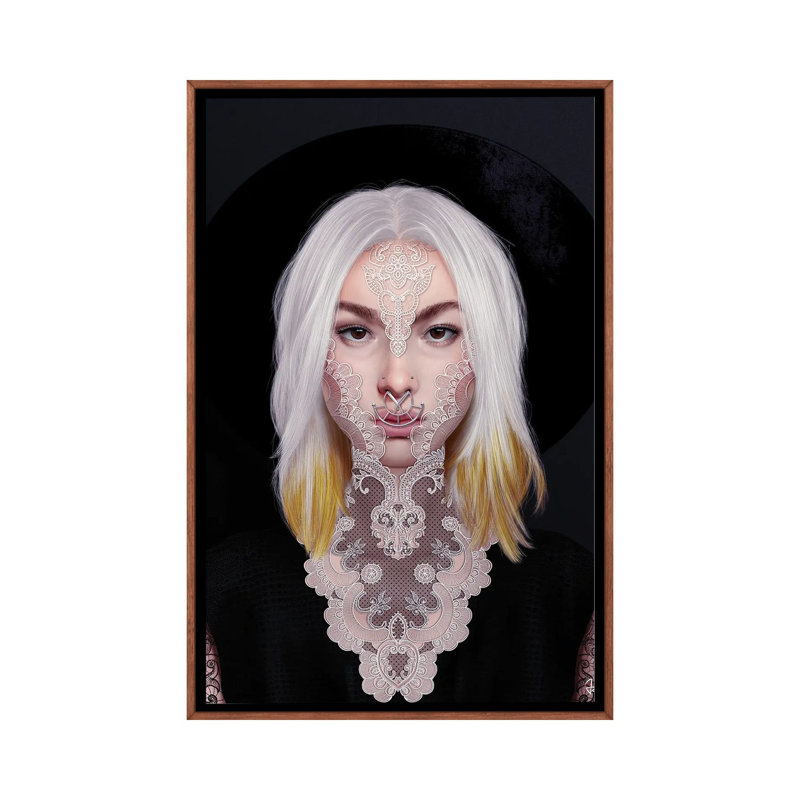 Risen by Giulio Rossi - Floater Frame Print on Canvas, 101.6 cm H x 66.04 cm W, Brown Floater Frame
