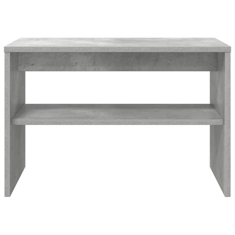 Unfinished TV Stand, Concrete Grey, 40cm H x 60cm L x 35cm W