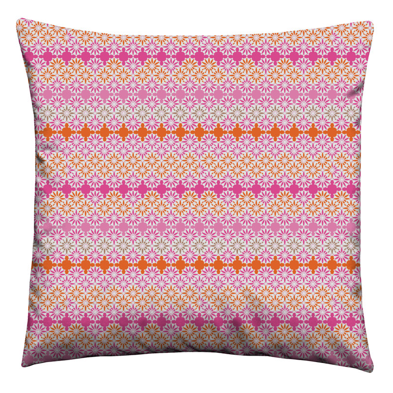 Gladys Geometric Square Throw Cushion