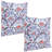 17" Square Outdoor Decorative Throw Pillow Covers - Beach-Bound Stripe-893370262-893370257