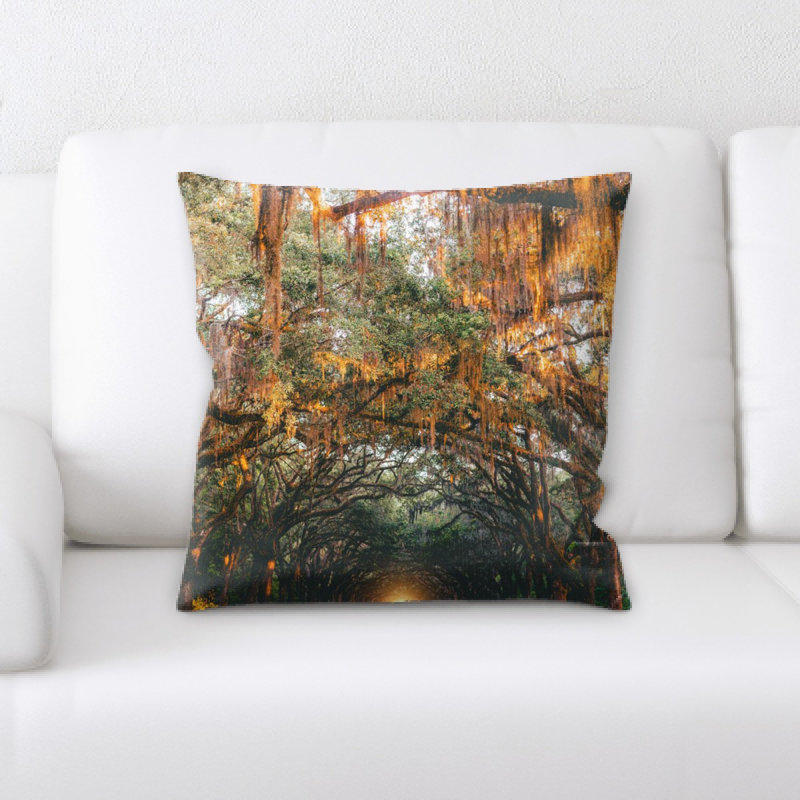 Microsuede Reversible Throw Pillow