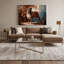 «Dogs Bullmastiff», art mural sur toile noire-1462961143