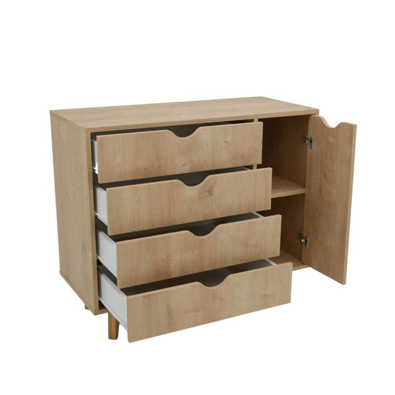 35'' W 4 - Drawer Dresser, Brown