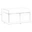 Banc de rangement rembourré Wyatt-669644380