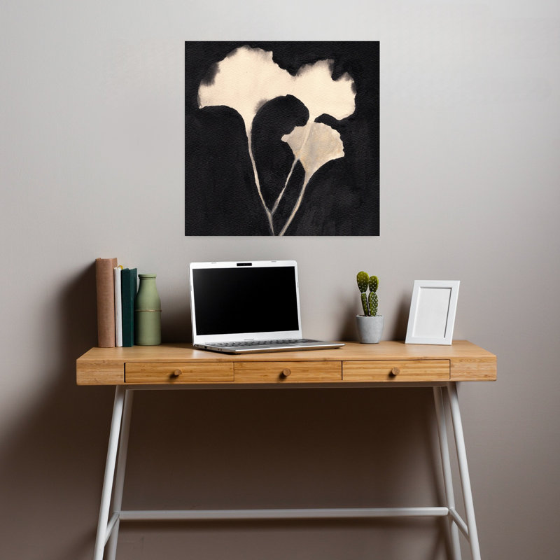 Contemporary Art Abstract Delicate Dreamy Tree Landscape Wall Art by Janel Bragg - Wrapped Canvas Print