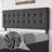 King Bed Frame With Headboard And 4 Storage Drawers, Platform Bed Frame Square Stitched Button Tufted-1062865892-1062865901