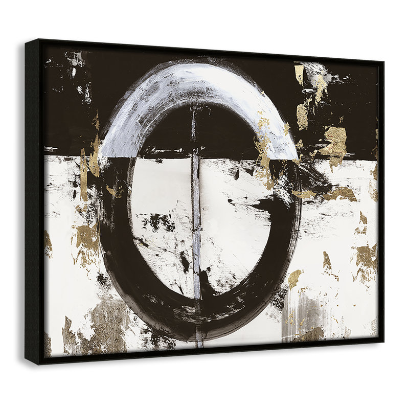 «Evoke I Print» par Tom Reeves, H 12,5 po x l 15,5 po, Espresso