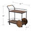 Chariot-bar en bois récupéré Pemton