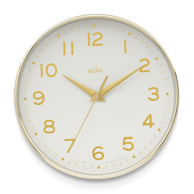 Acctim Small Wall Clock for Kitchen Living Room Bedroom 20cm