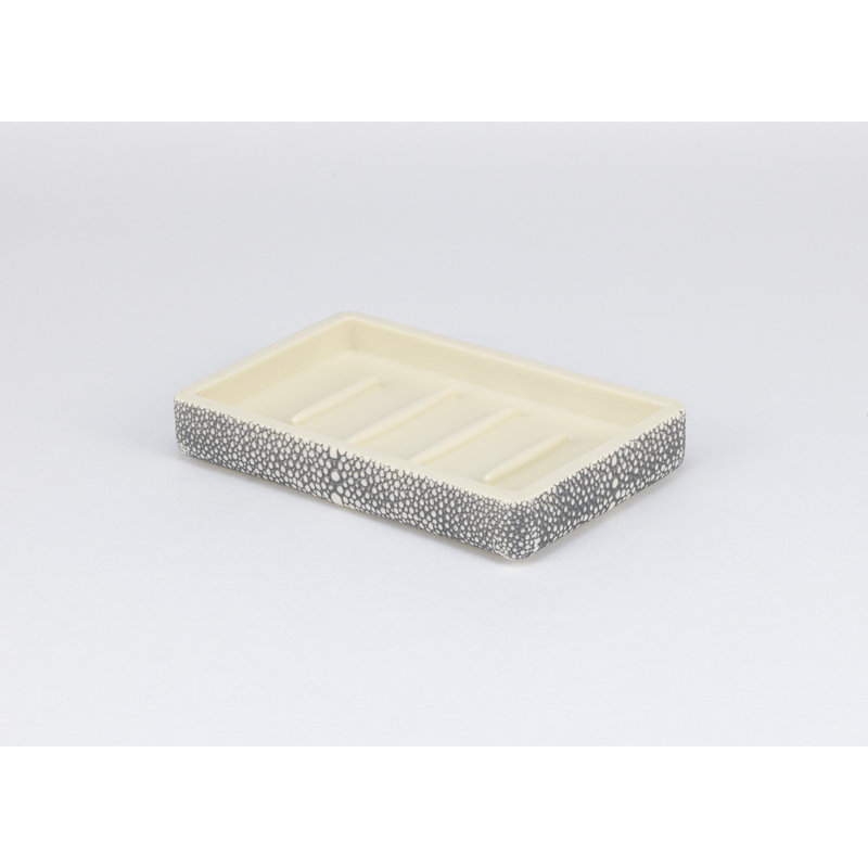 Samurai Soap Dish, Shagreen Beige Gray 