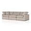 Stevie 124.5" Tuxedo Arm Modular Sofa-1743818234