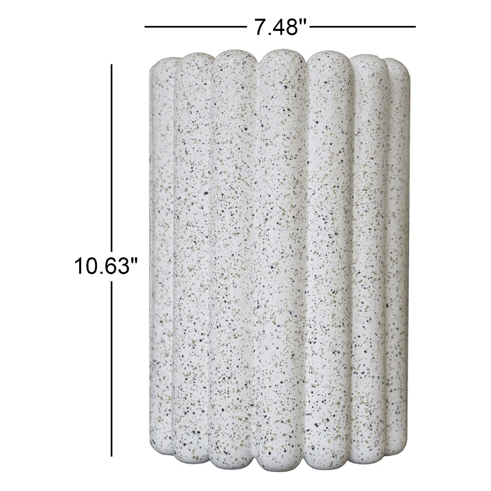 Avalene Ceramic Pot Planter, 10.63" H x 7.48" W x 7.48" D