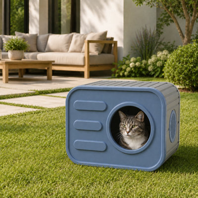 Outdoor & Indoor Cat House