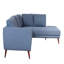 Canapé modulaire Casey Raf - bleu denim