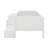 Twin Daybed With Storage Shelves And Study Desk, Matching Stool-639716646