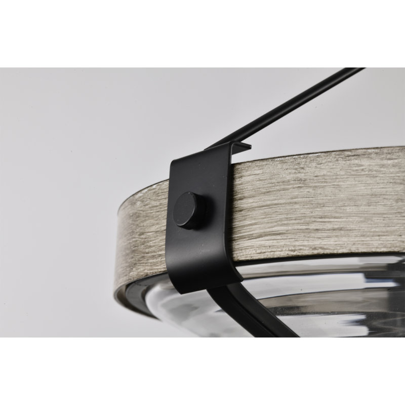 Pantalea Glass Semi Flush Mount