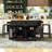 48" Rolling Kitchen Island With Drop Leaf And Built-In Power Outlet - Black-1669300743