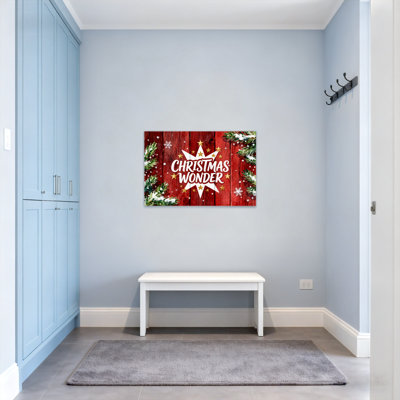 Christmas Christmas Wonder Star Snowflakes Pine Branches
