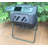 43 Gallons Plastic Outdoor Tumbler Composter with Latching Lid