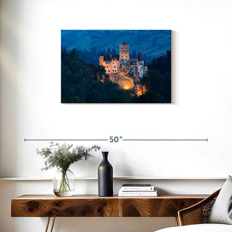 Château de Bran Hill, H 20 po x l 30 po
