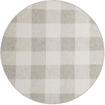 Tapis intérieur / extérieur gris Borland