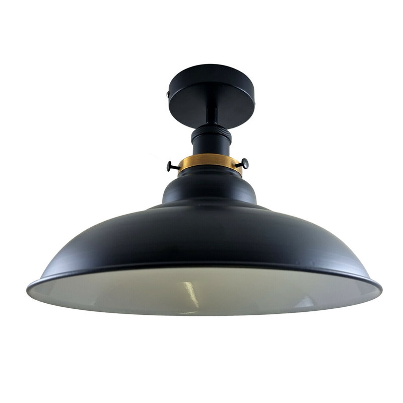 Kunze Flush Mount, Black