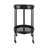 Oval Bar Cart with 2 Shelves