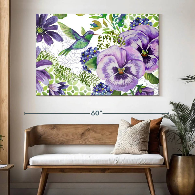 Harnek Purple Passion, 34" H x 51" W