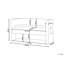 Sofa 2 Seater VIDSEL Chenille Beige